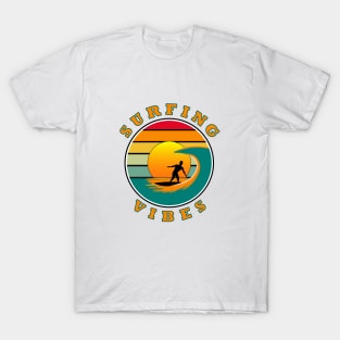 Surfing Vibes – Sun retro - Surfer T-Shirt